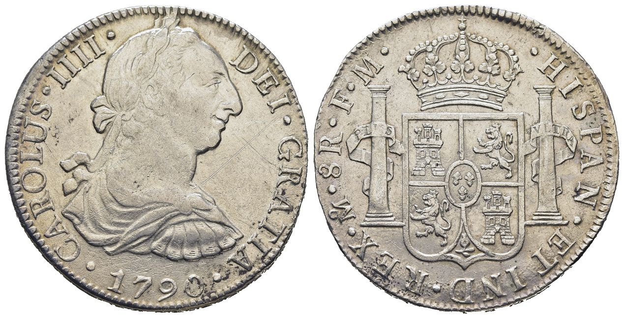 8 reales. Carlos IV