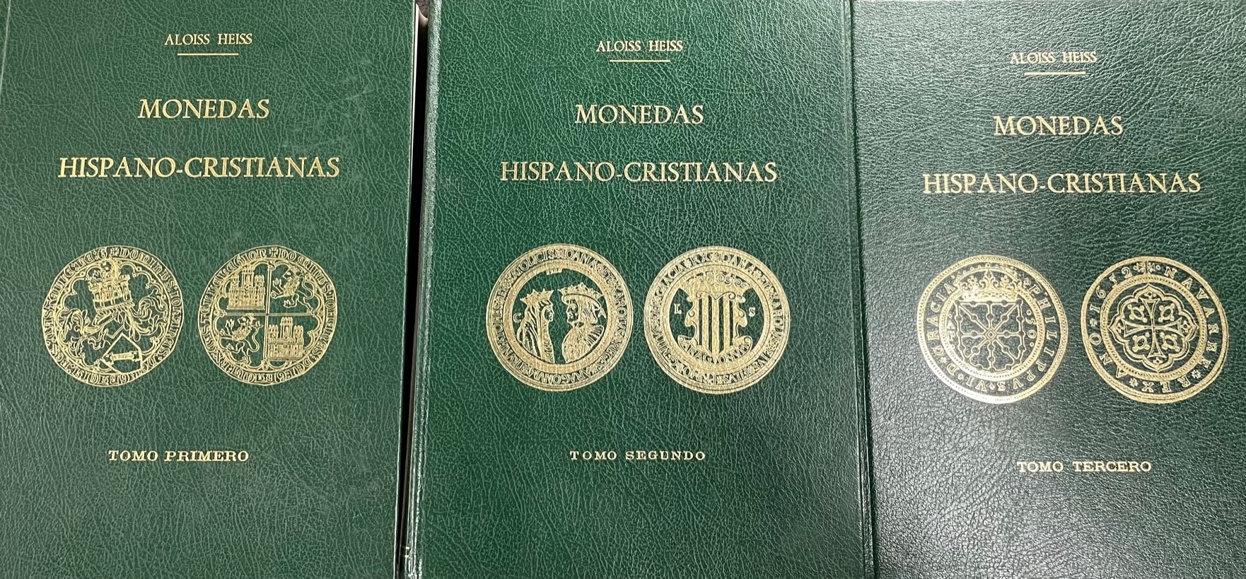 Monedas hispano-cristianas. Tomos I, II y III