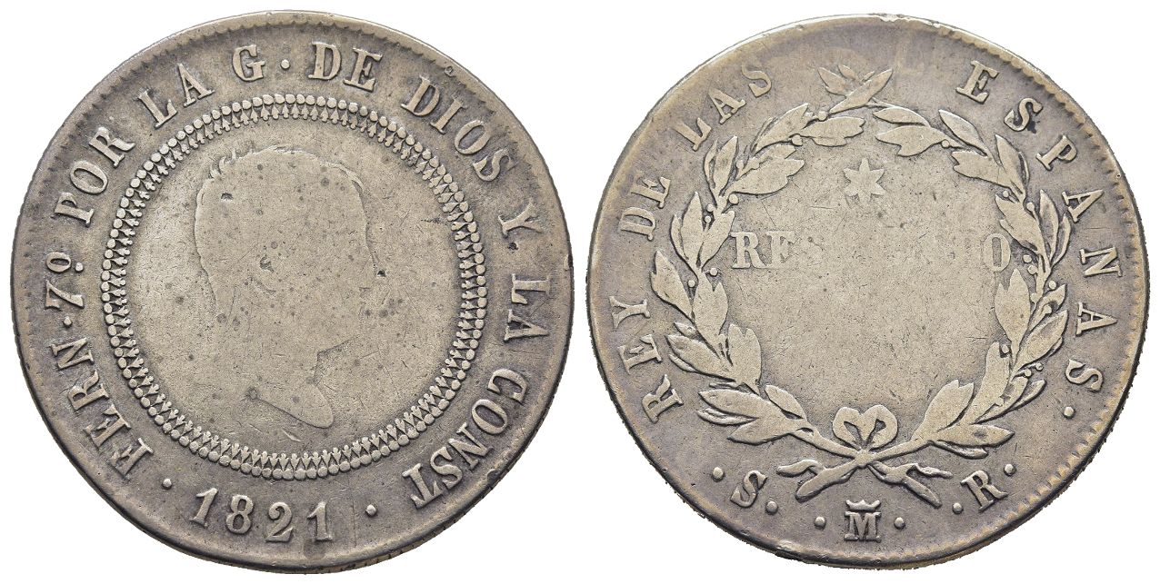 10 reales. Fernando VII