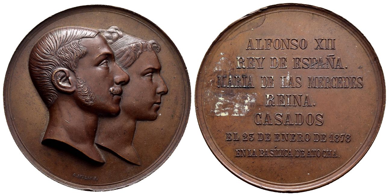 Medalla. Alfonso XII