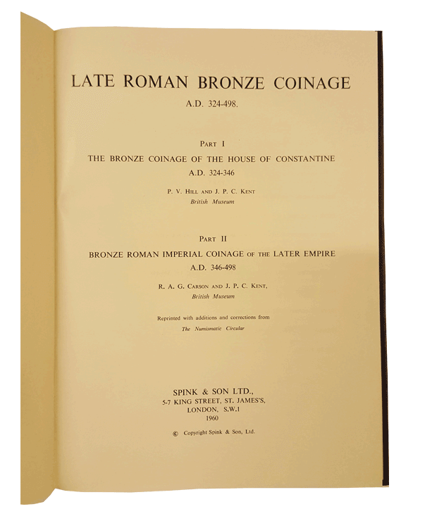 Late roman bronze coinage
